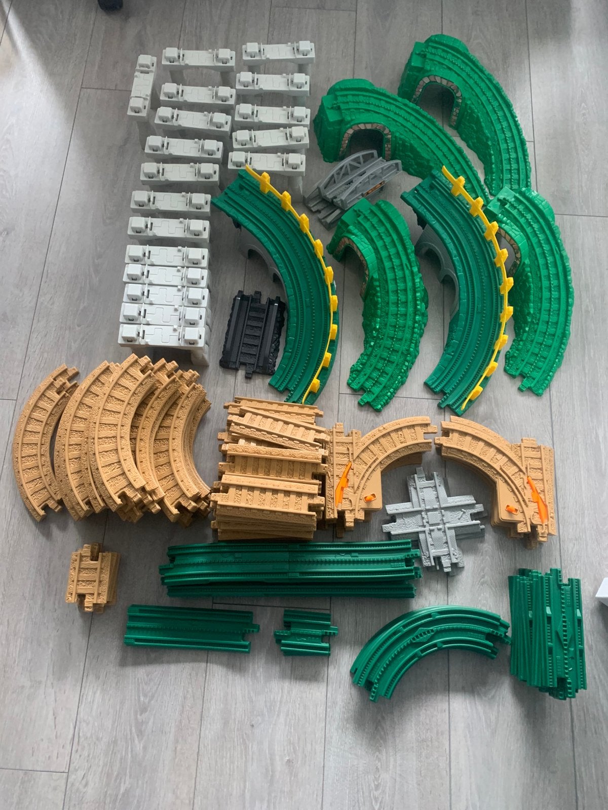 Zeer grote fisher price geotrax treinbaan uren speelplezier, Ophalen, Gebruikt