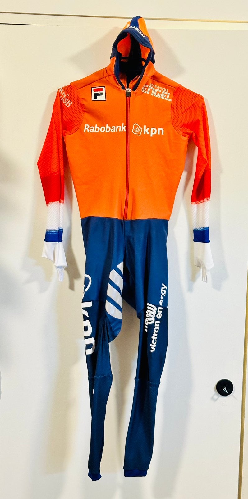 Schaatskleding schaatspak snelpak speedsuit maat S Fila, Ophalen of Verzenden, Zo goed als nieuw