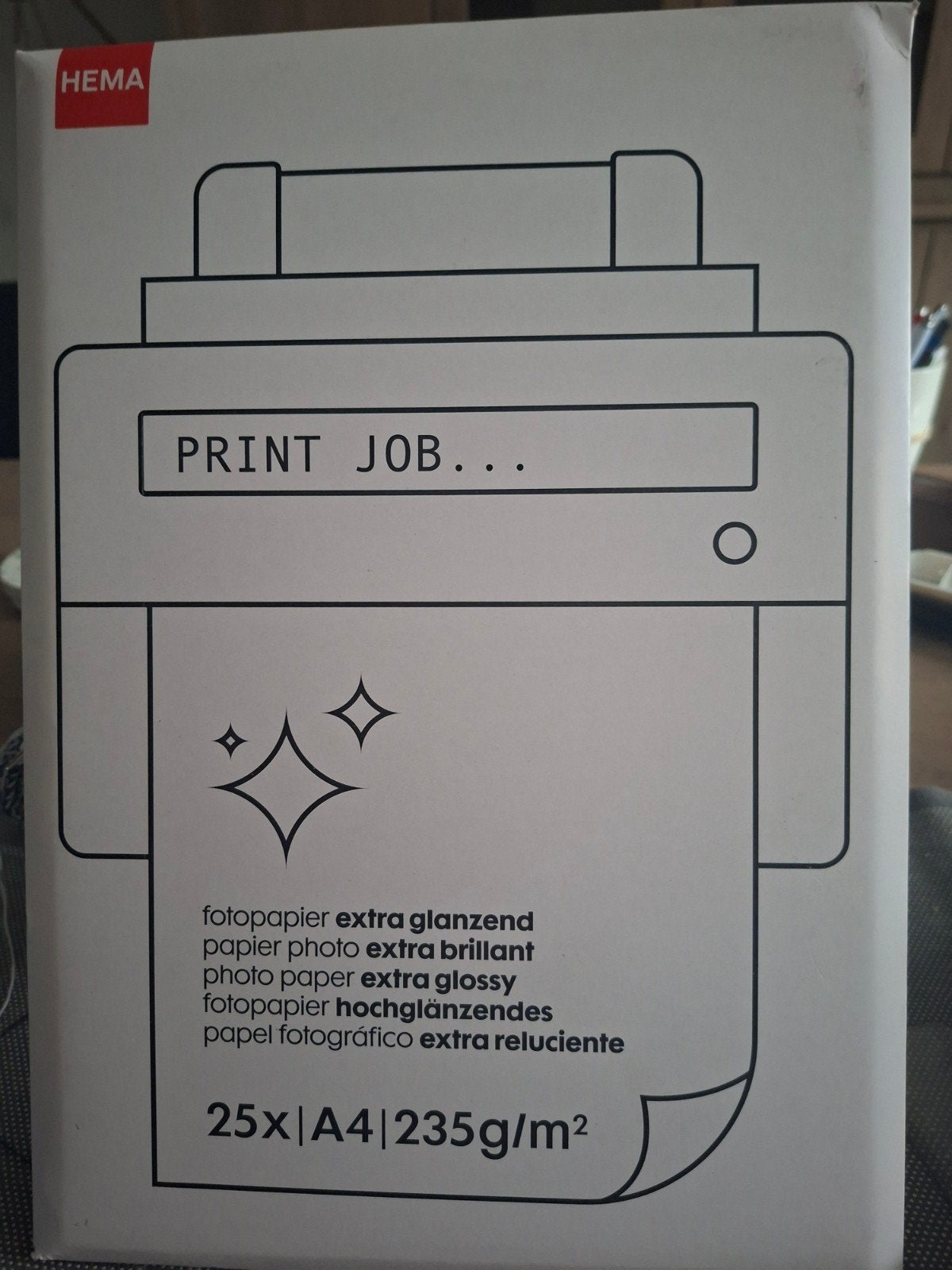2 pakken HEMA extra glanzend fotopapier A4 235g/m², Computers en Software, Printerbenodigdheden, Ophalen of Verzenden, Nieuw, Overige typen