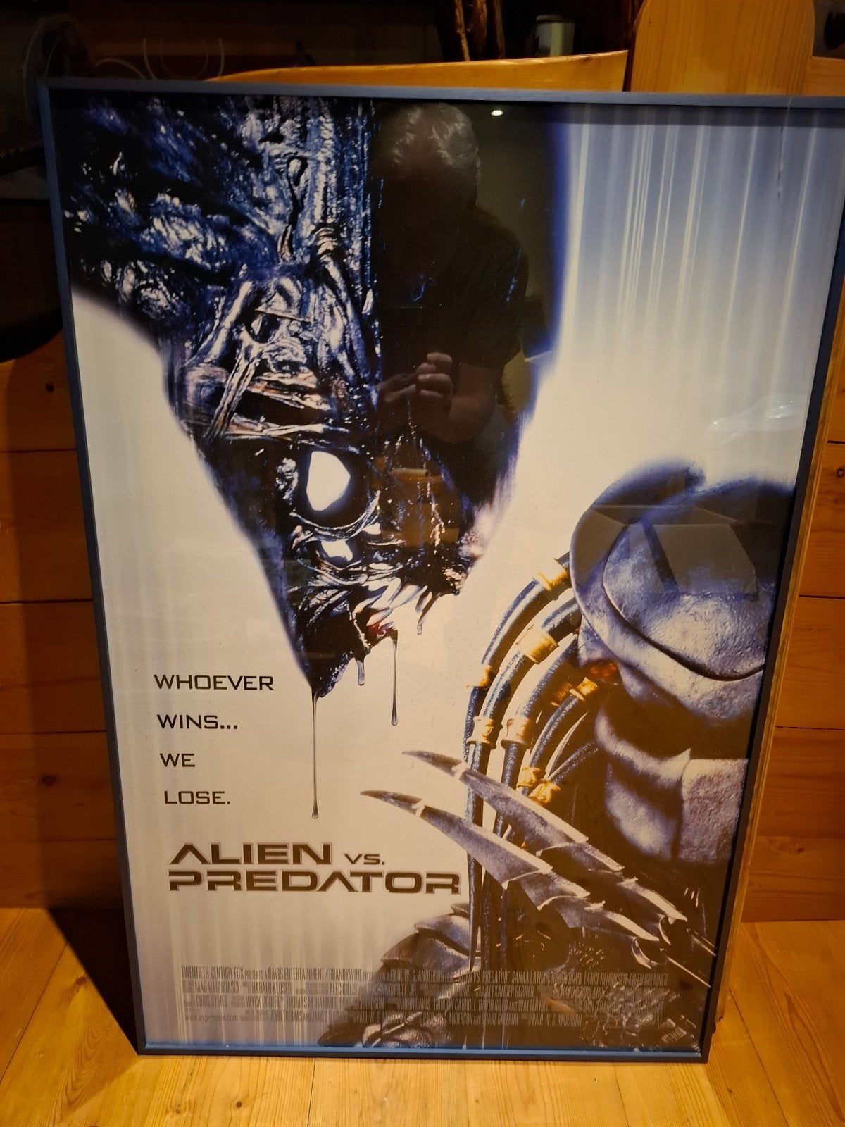 Alien vs. Predator Poster in Metalen Lijst, Ophalen, Gebruikt