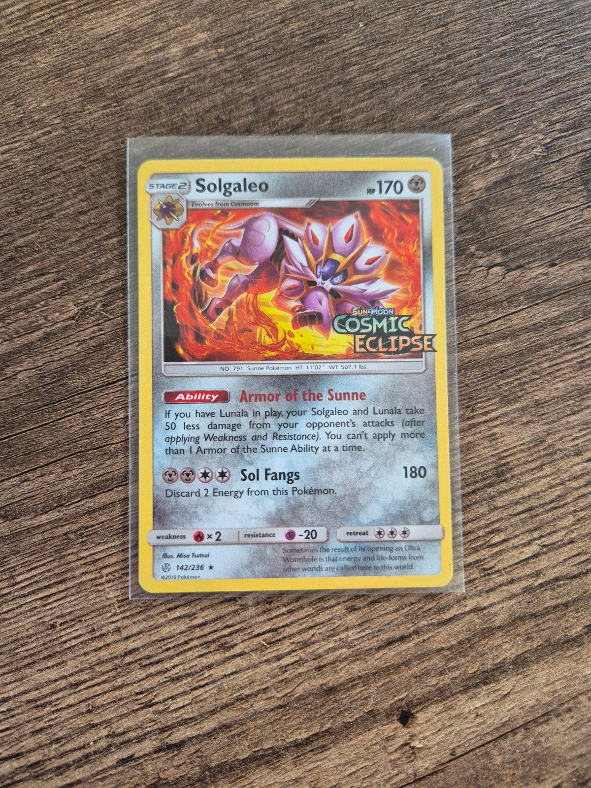 Solgaleo 142/236 stamp, Ophalen of Verzenden