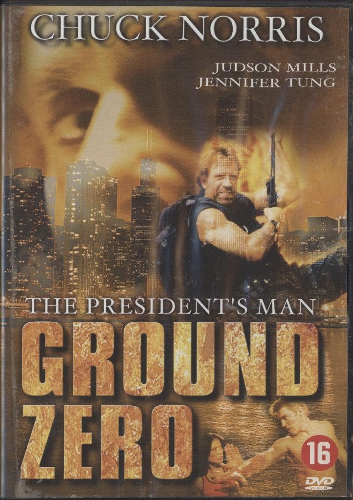 42) Ground Zero: met Chuck Norris, Vanaf 16 jaar, Ophalen of Verzenden, Gebruikt, Actie