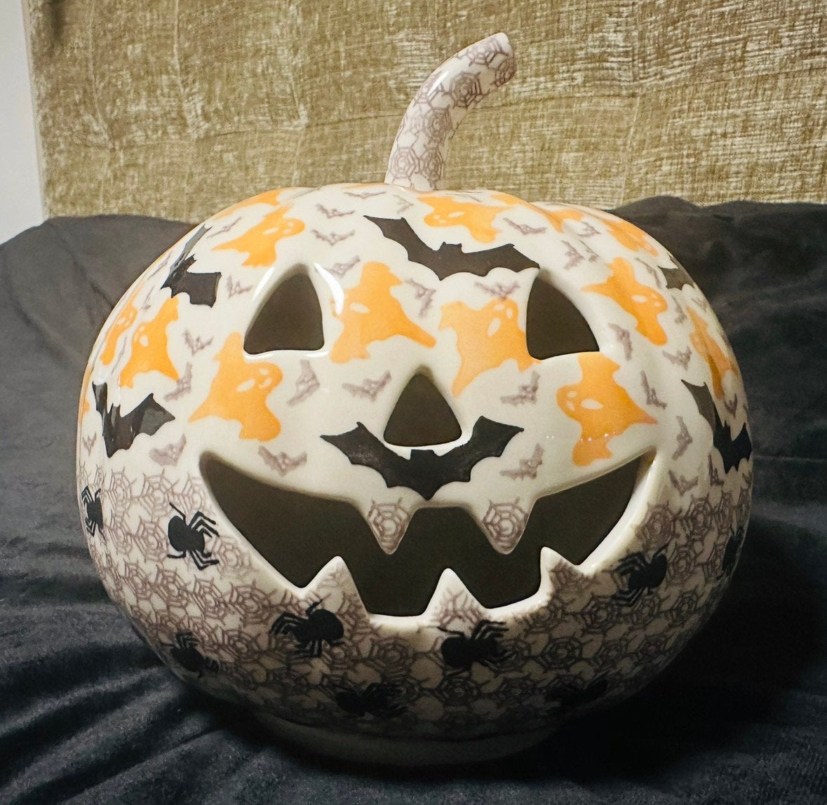 Pools aardewerk pompoen halloween, Ophalen