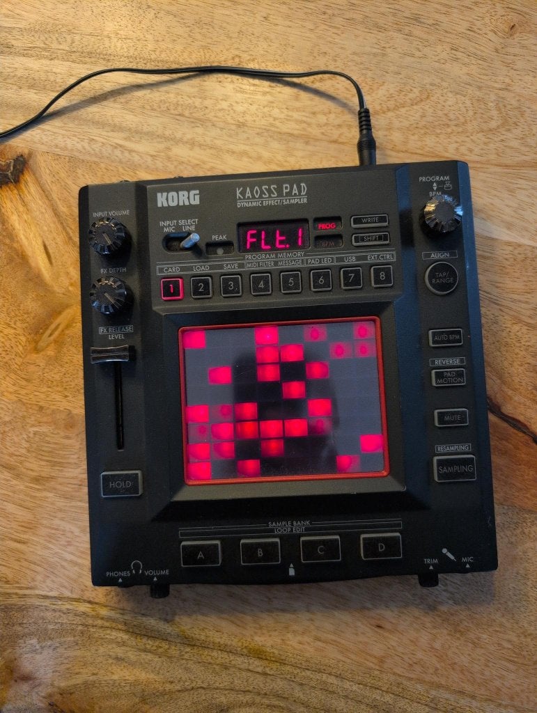 Korg KP3 Kaoss Pad, Muziek en Instrumenten, Ophalen of Verzenden, Gebruikt, Multi-effect