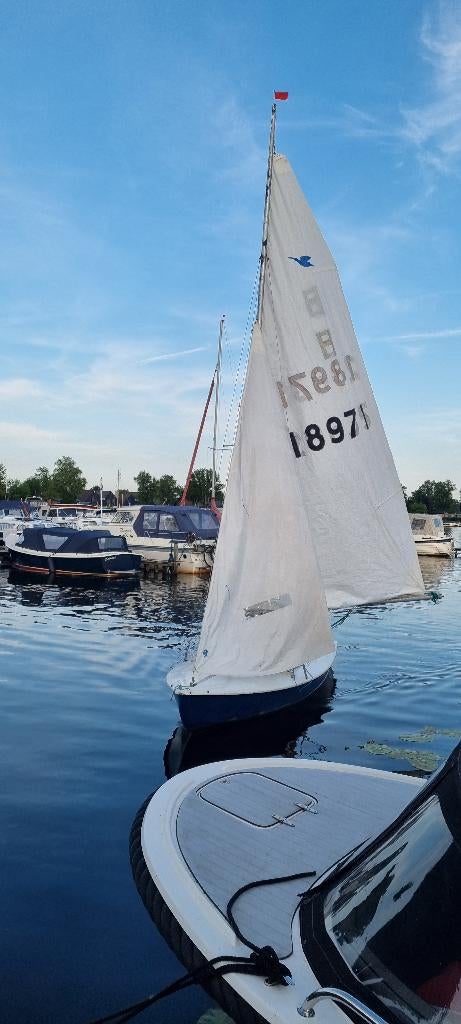 Wedstrijdboot / zeilboot Snipe met trailer, Watersport en Boten, Ophalen, Gebruikt, 3 tot 6 meter, Minder dan 15 m²