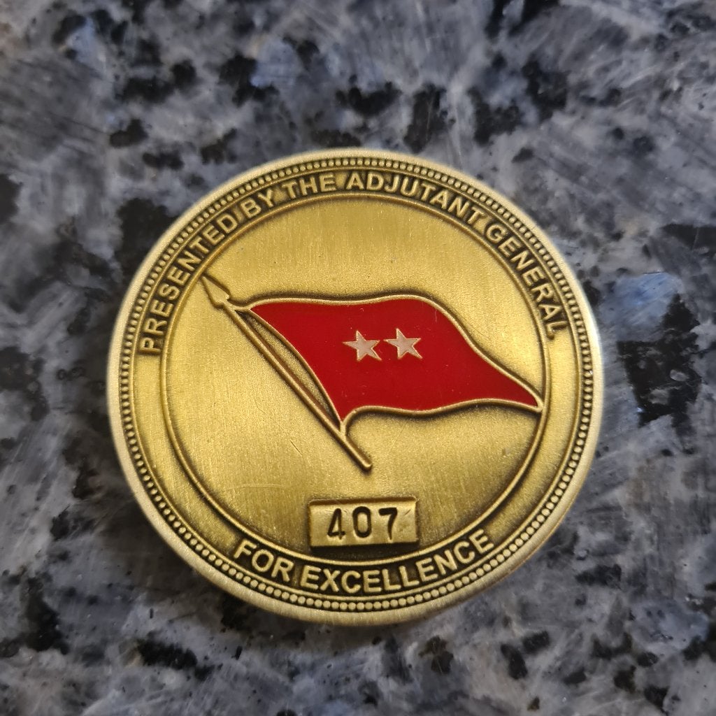 Challenge coin, Verzamelen, Militaria | Algemeen, Ophalen of Verzenden, Landmacht, Amerika, Embleem of Badge