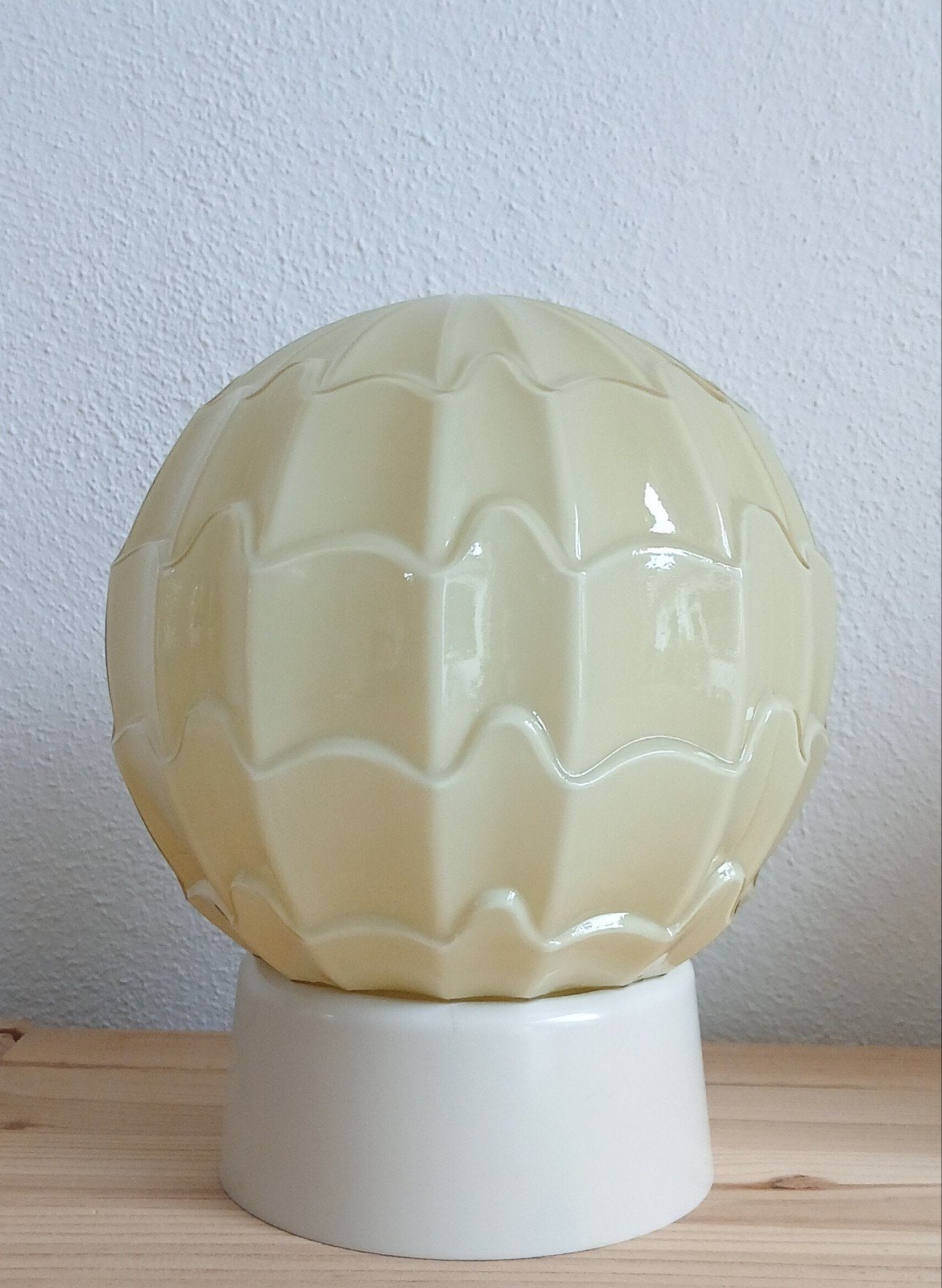 Vintage Thabur Den-Haag 1920-1930 Lamp, (Artisjok), Ophalen, Glas