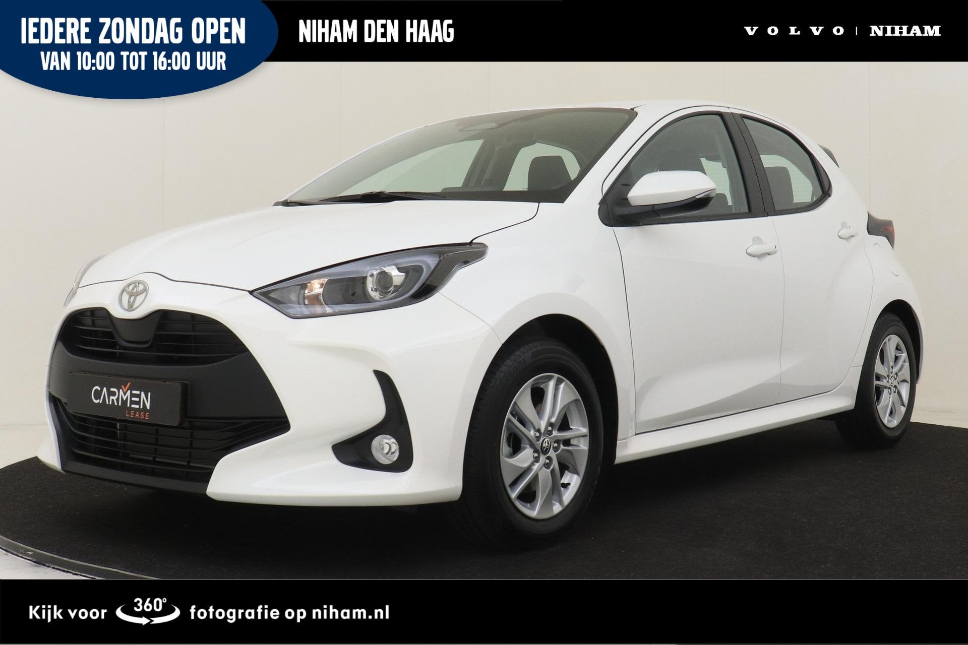 Toyota Yaris 1.5 HYBRID 115 ACTIVE *PRIVATE LEASE V.A. €37, Auto's, 12 maanden, Gebruikt, 450 kg, Wit