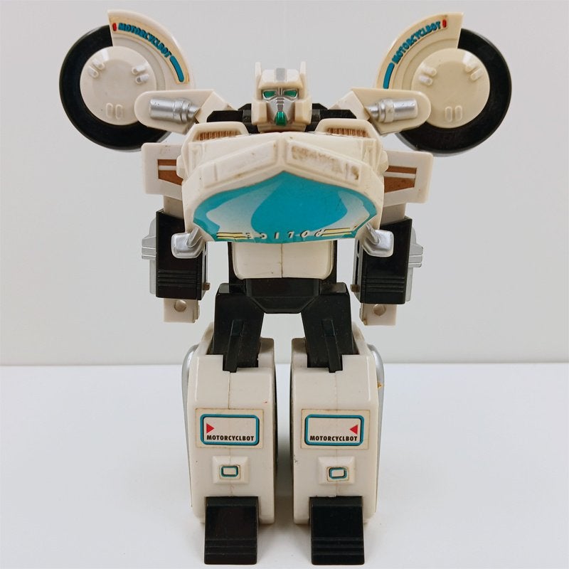 Motorcyclbot Police Robot Transformer Jaren 90, Overige generaties, Ophalen of Verzenden, Zo goed als nieuw, Overige rassen