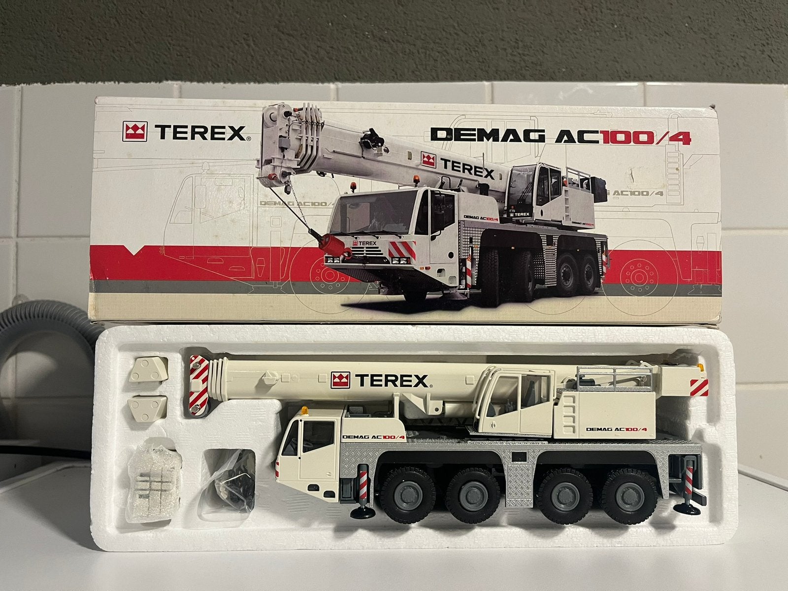Terex AC100-4 Conrad Nzg, Ophalen of Verzenden, Zo goed als nieuw, Hijskraan, Tractor of Landbouw, Conrad
