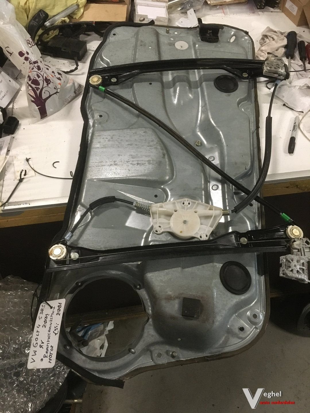Vw Golf 4 5drs 2001 Elektr. Raammechanisme met motor Rechtsv, Gebruikt, -, -, Ophalen of Verzenden
