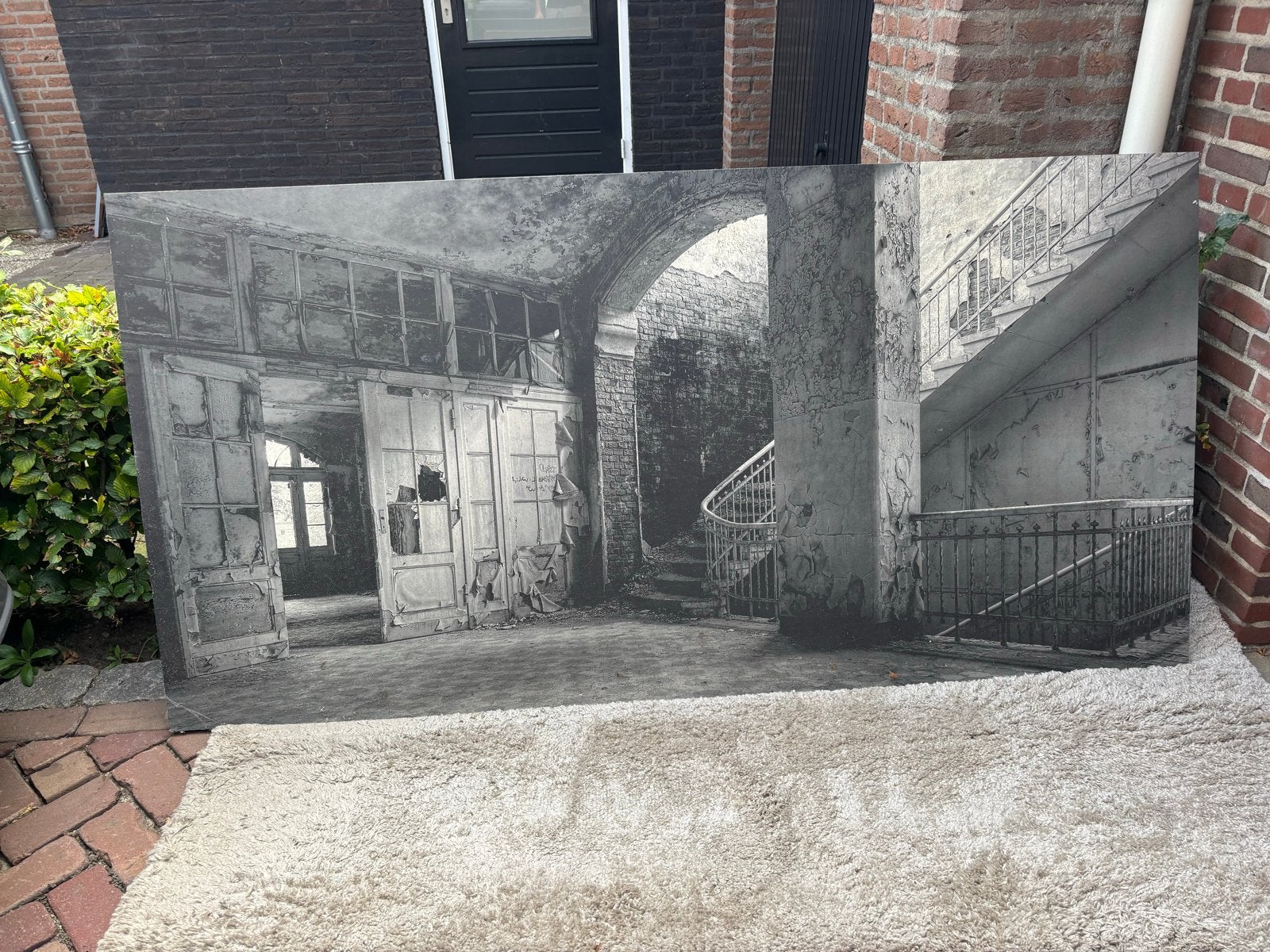 Urbex foto op doek 200x100cm, Ophalen, Print, Doek