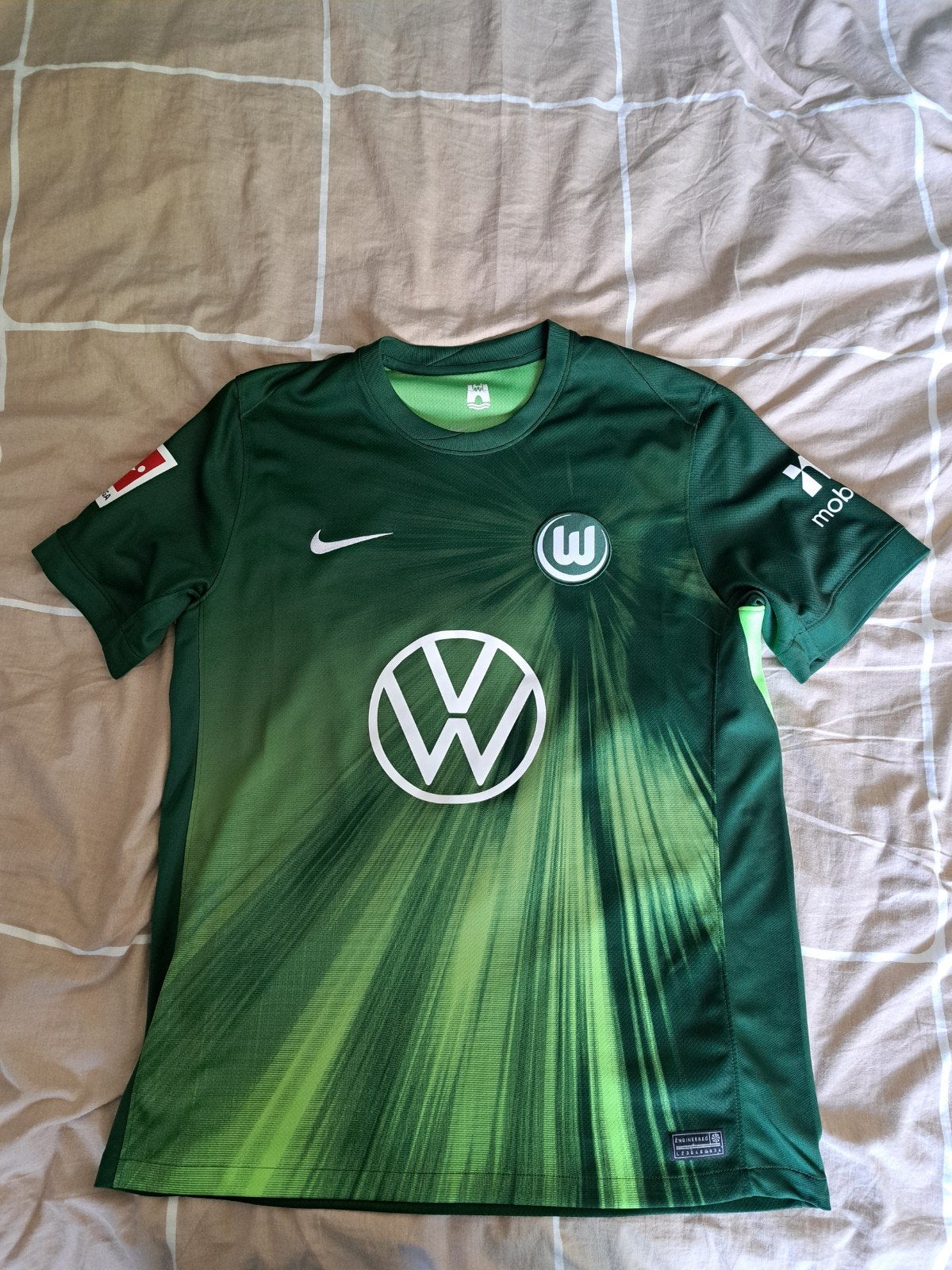 VFL Wolfsburg thuisshirt seizoen 2025/26, Maat L, Ophalen of Verzenden, Zo goed als nieuw, Shirt