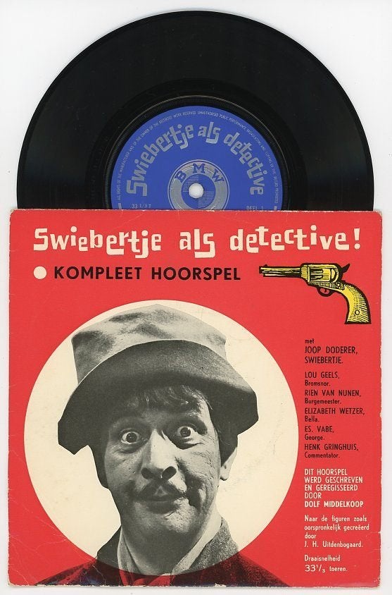BMW Reklame Single - Swiebertje als Detective ! uit 1963, Cd's en Dvd's, Gebruikt, 7 inch, Ophalen of Verzenden, Levenslied of Smartlap