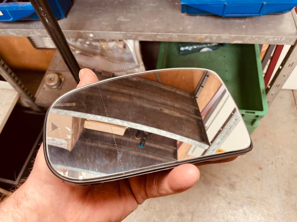 Spiegel glas links w220 Mercedes S-klasse 2002 spiegelglas, Verzenden, Mercedes-Benz