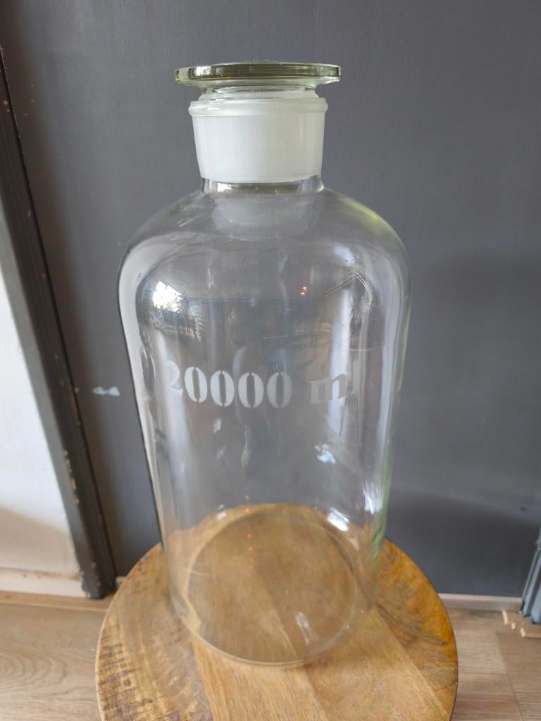 Grote vintage apothekersfles 20L - Etalagemateriaal, Ophalen