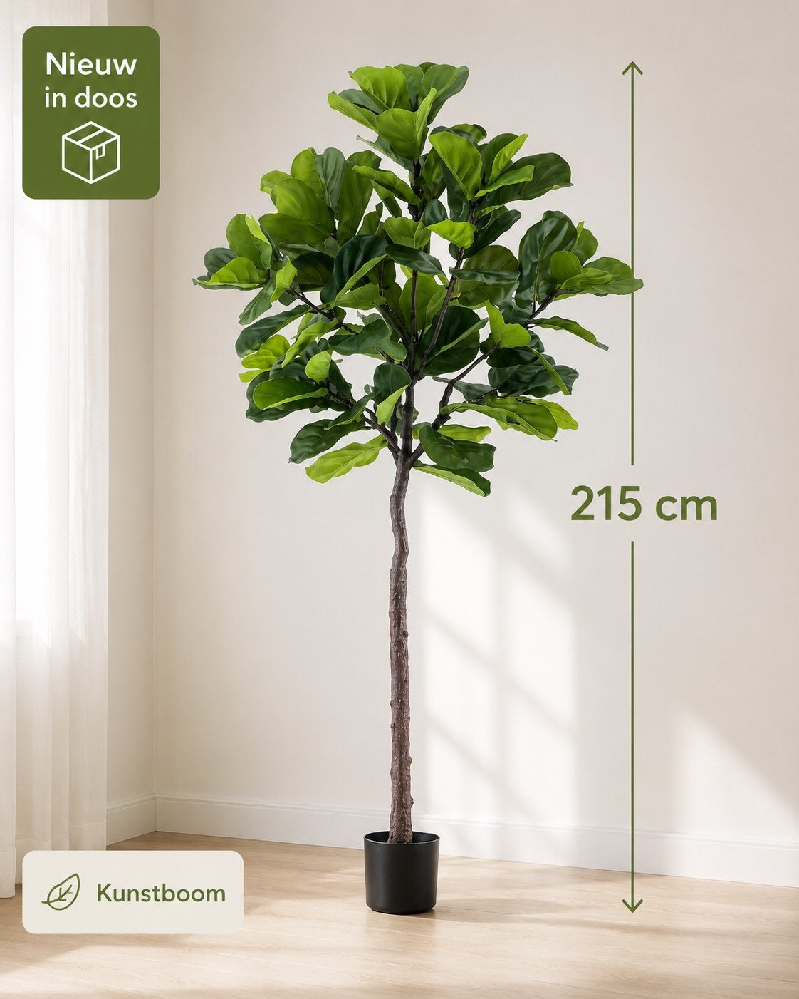 Nieuwe boom 215 cm – Easyplants – nieuw in doos -uitverkocht, Ophalen