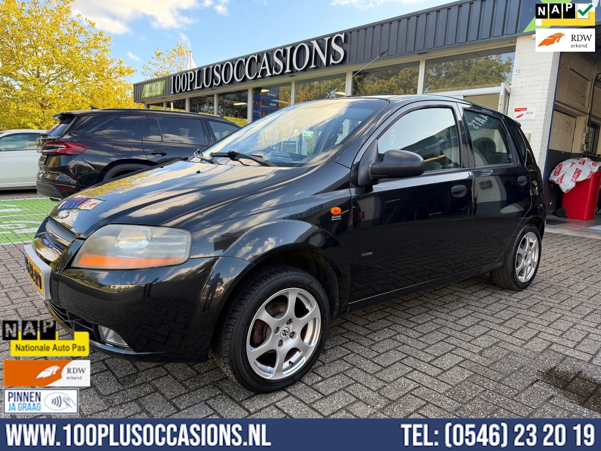 Daewoo Kalos 1.4-16V Class | Nwe apk | Nap | Betrouwbaar, Auto's, Voorwielaandrijving, 4 cilinders, Kalos, Bedrijf