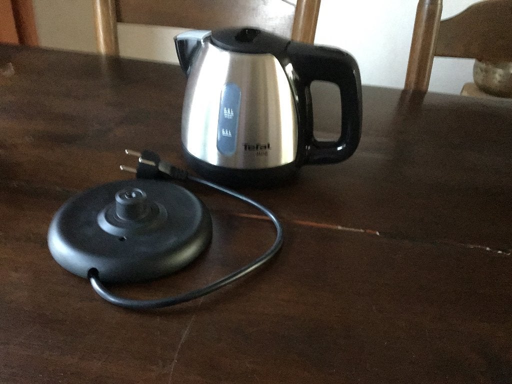 Waterkoker, Minder dan 1 liter, Ophalen of Verzenden, Zo goed als nieuw, Rvs
