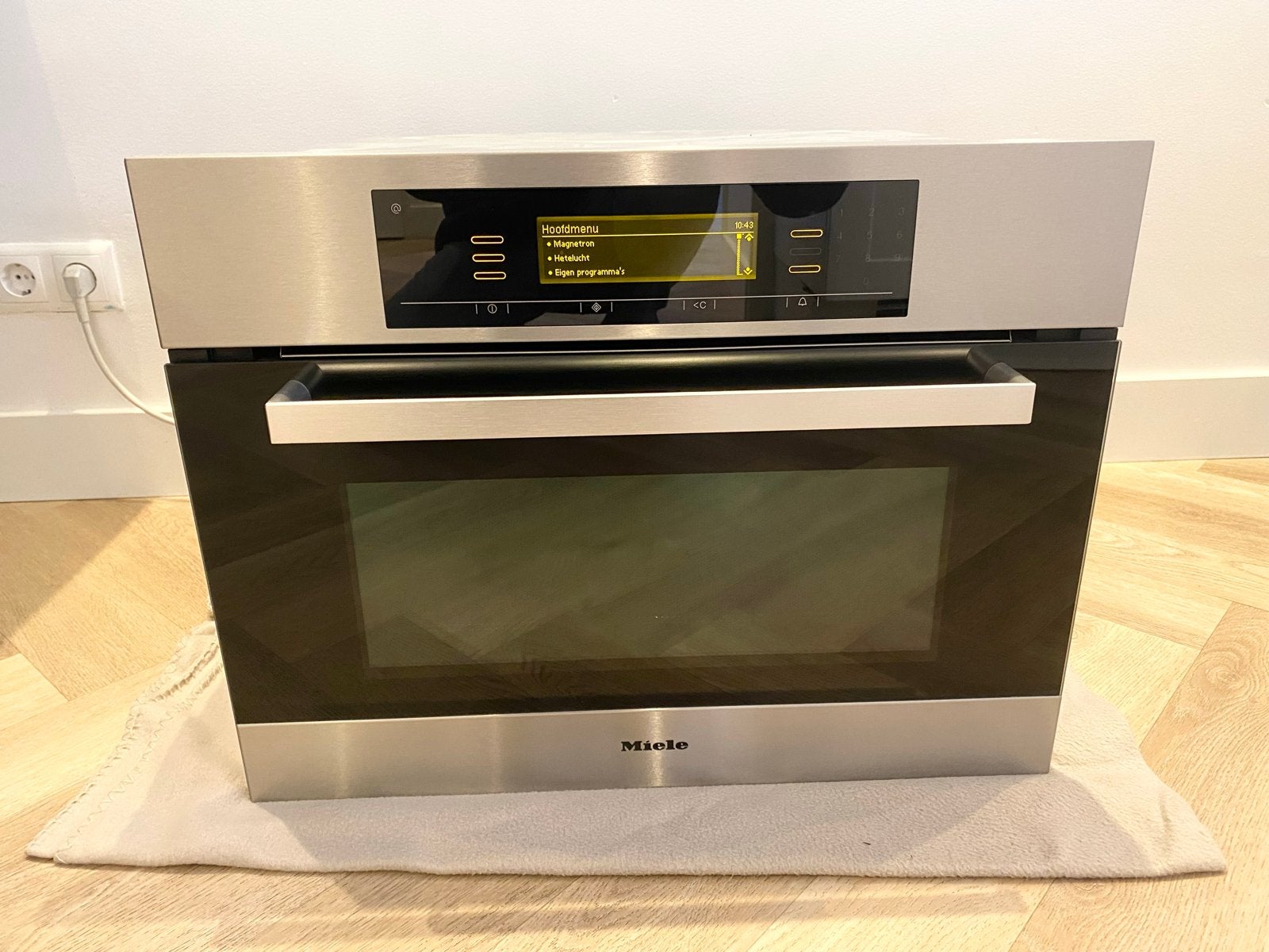 Miele H5080BM Combi-oven/Magnetron -, 45 tot 50 cm, Bella, Hete lucht, Ophalen of Verzenden
