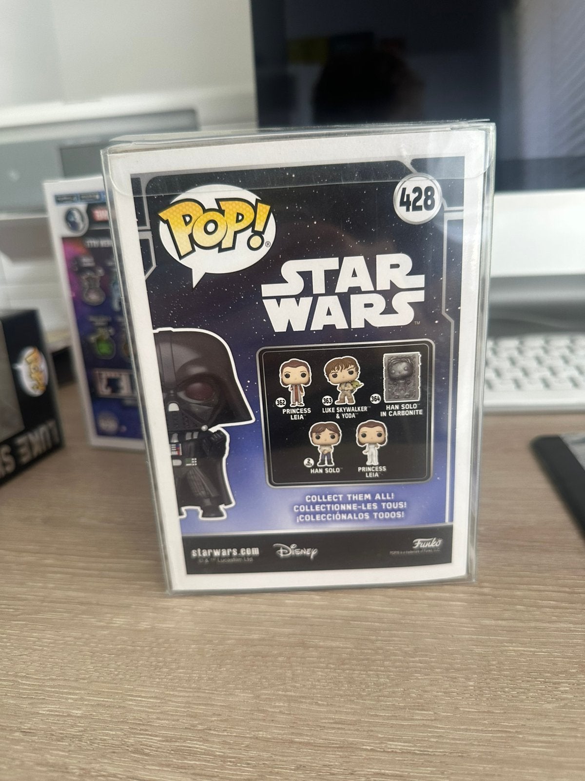 Darth vader pop nummer ( 428), Ophalen of Verzenden, Zo goed als nieuw, Actiefiguurtje