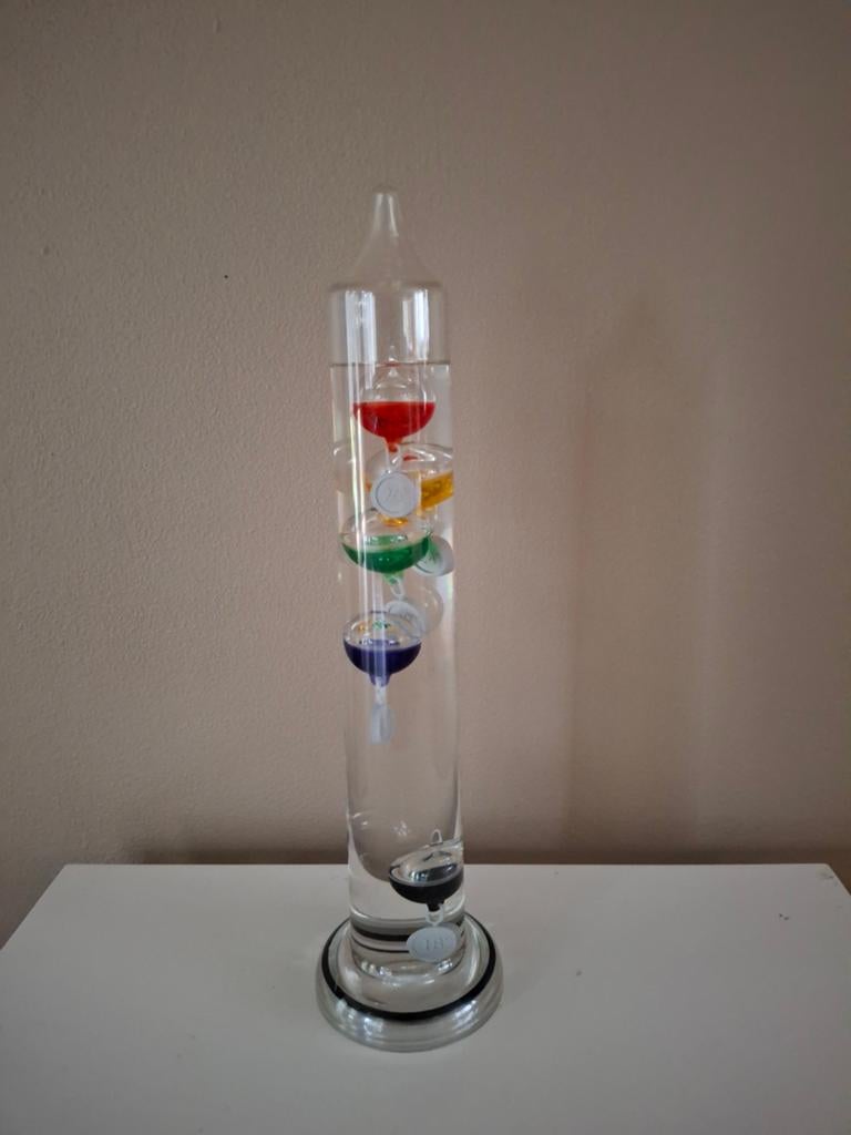 Galileo Thermometer, Ophalen of Verzenden, Gebruikt, Binnenthermometer