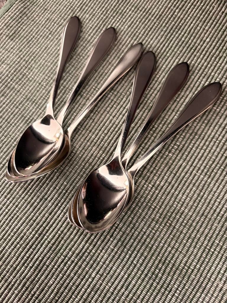 Gero 100 Verzilverde dessertlepels, Ophalen of Verzenden, Zilver