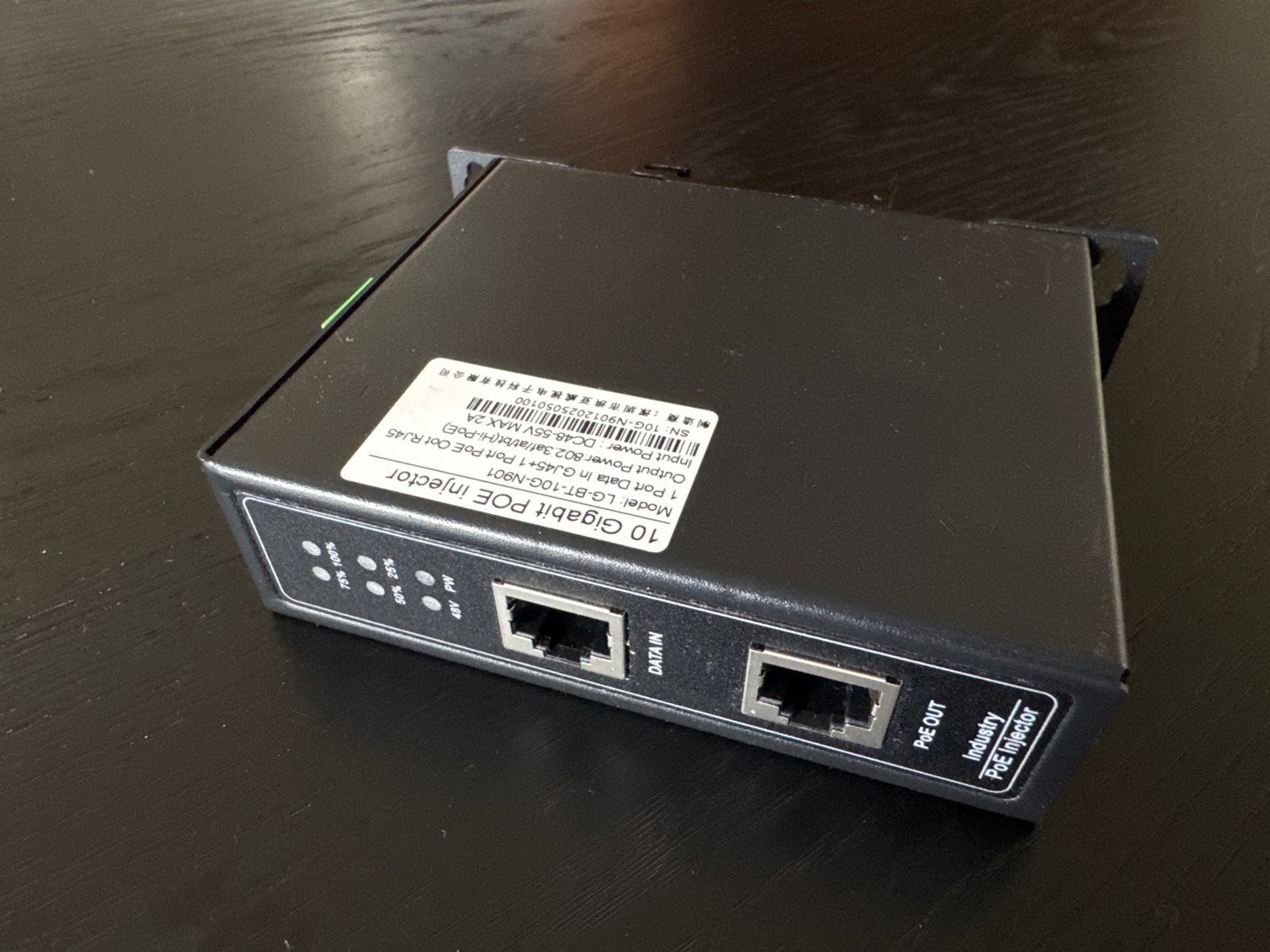 10 Gigabit PoE Injector - Industrieel, Computers en Software, Netwerk switches, Ophalen, Gebruikt
