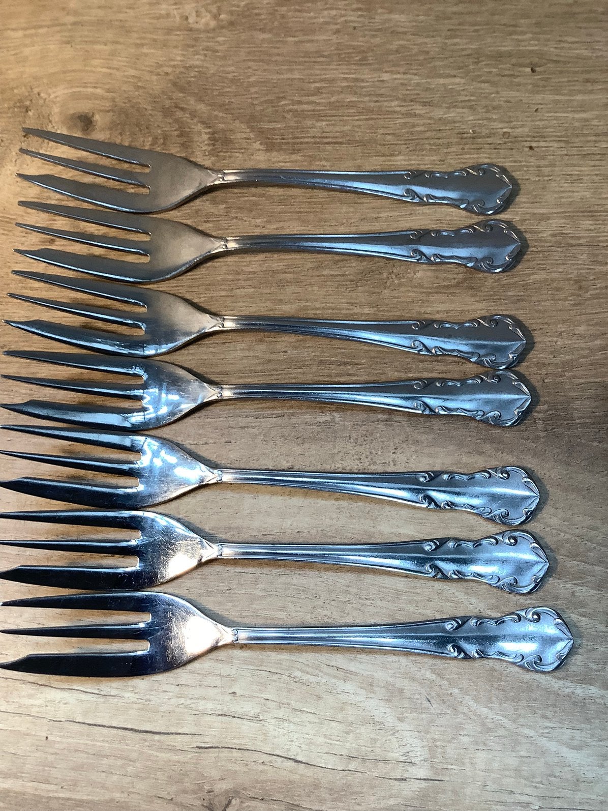 Vintage gebaksvorkjes, Antiek en Kunst, Ophalen of Verzenden