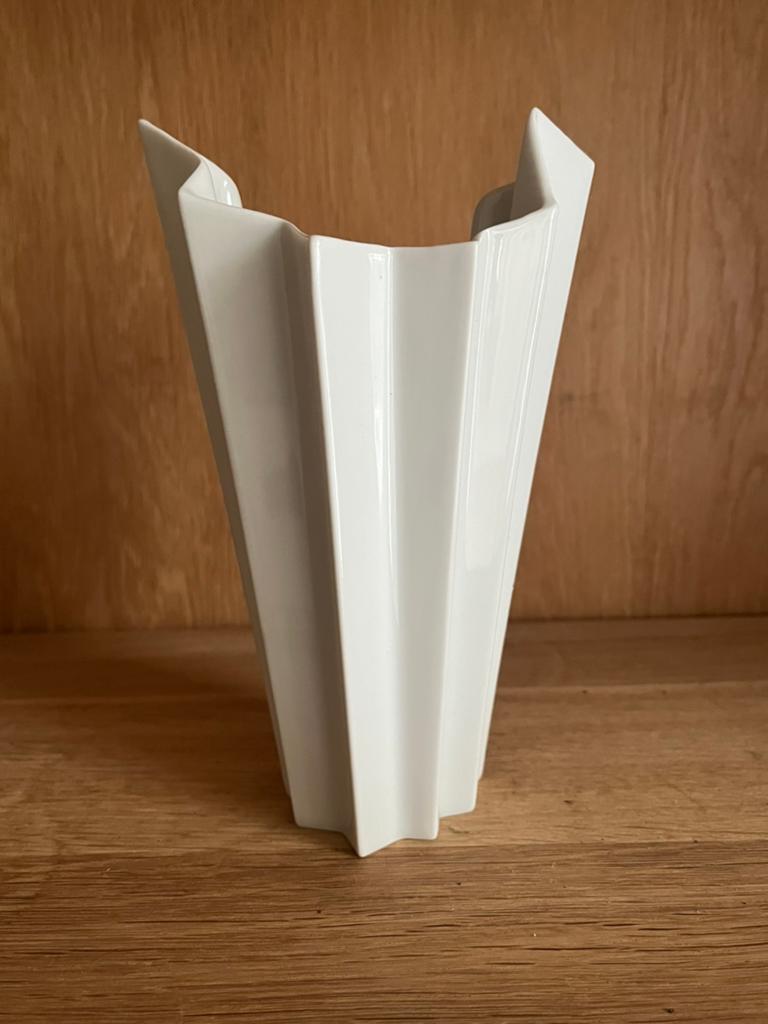 Mid-Century Hutschenreuther “Op-art” Sculptura vaas, Ophalen of Verzenden