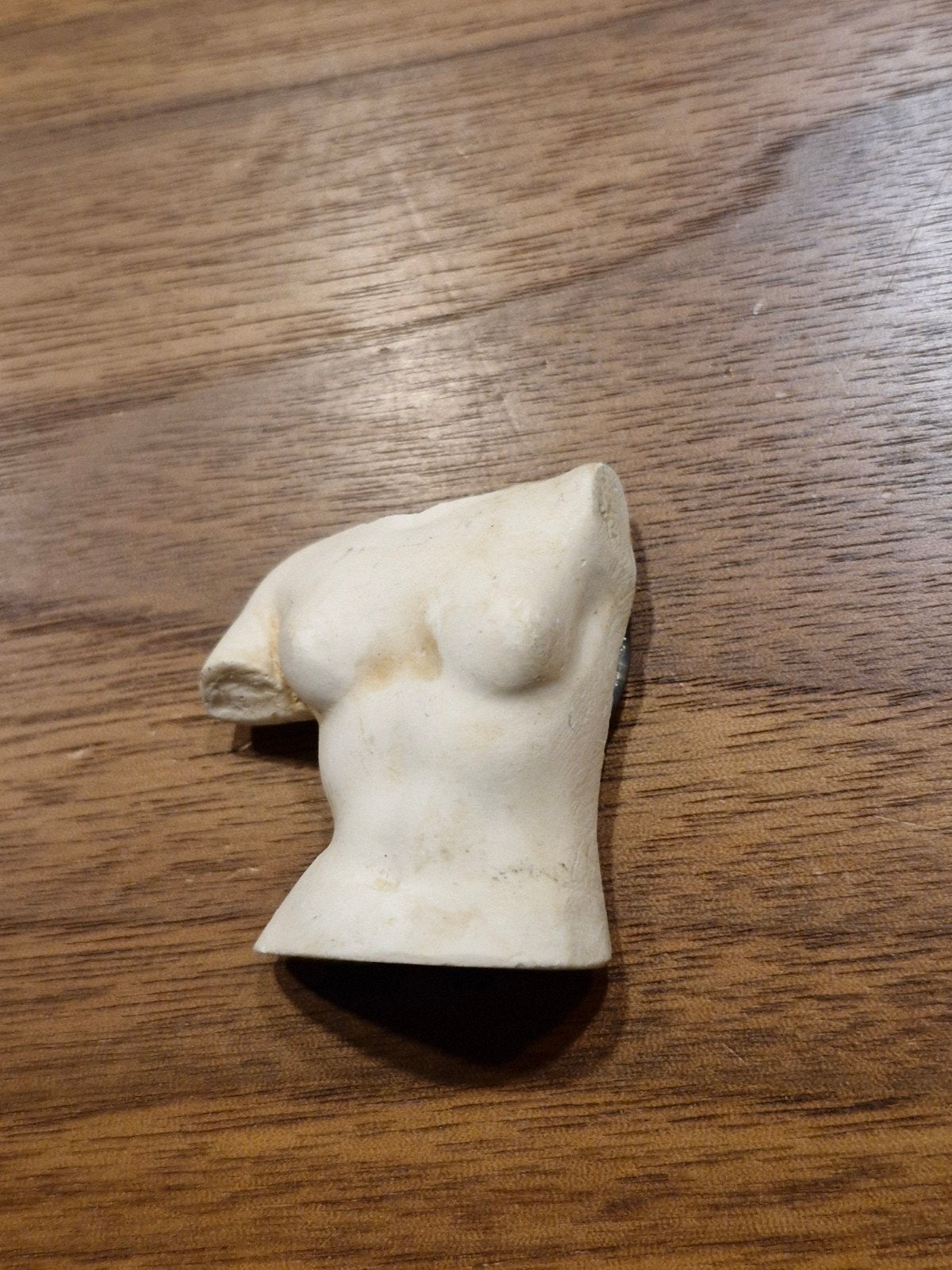 Koelkastmagneet Torso Beeldje - Wit, Ophalen of Verzenden, Gebruikt