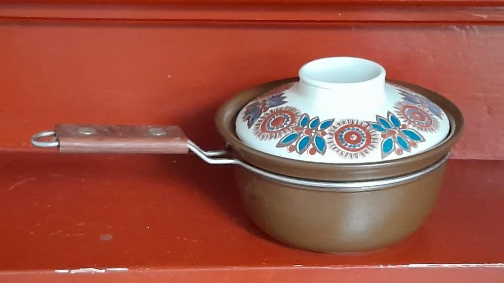 Schaal met steel Figgjo Astrid. Flameware, Overige materialen, Gebruikt, Ophalen of Verzenden, Schaal of Schalen