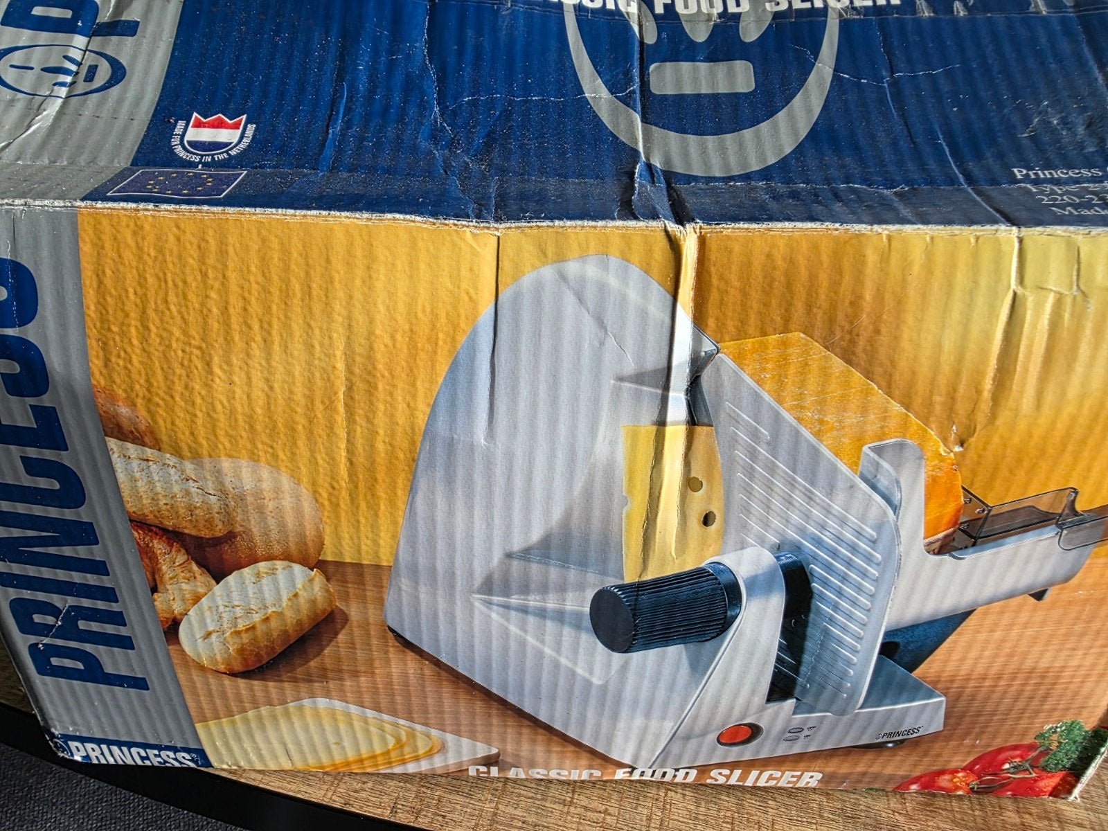 Princes 2975 vlees snijder snijmachine, Ophalen