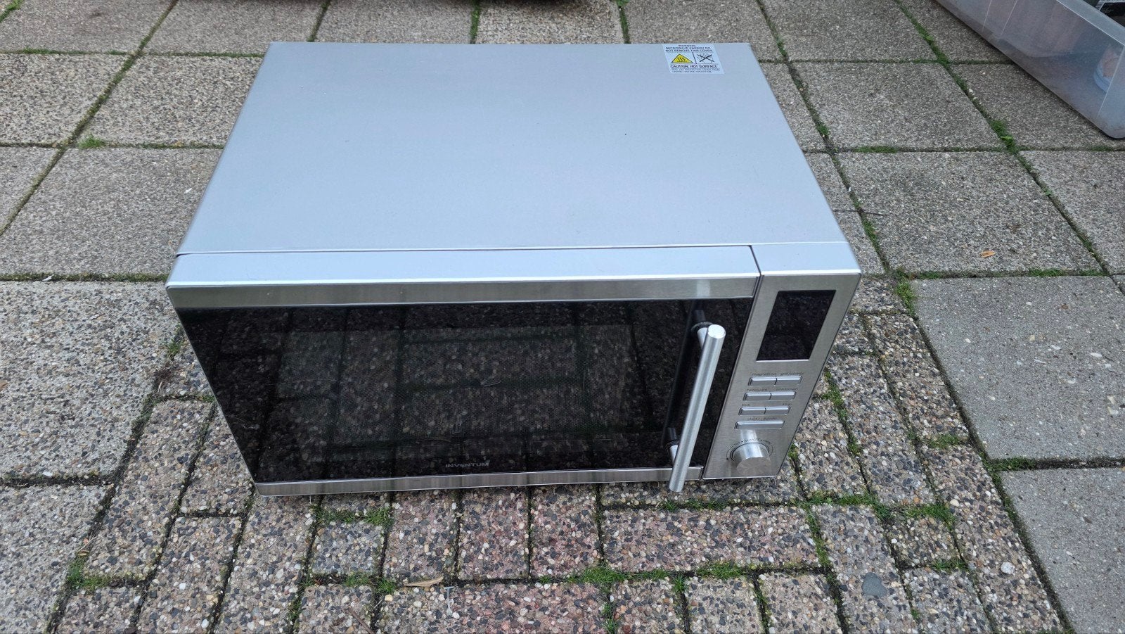 Inventum MN255C/02 Combimagnetron - Zilver, Witgoed en Apparatuur, Ophalen, Combimagnetron, Gebruikt, Grill