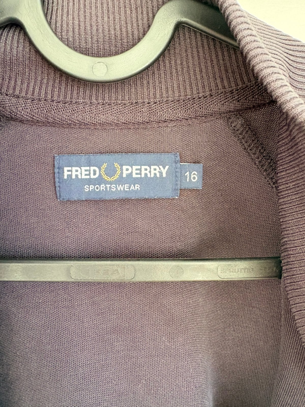 Fred Perry trainingsjasje maat 42, Ophalen of Verzenden, Zo goed als nieuw, Maat 42/44 (L), Blauw