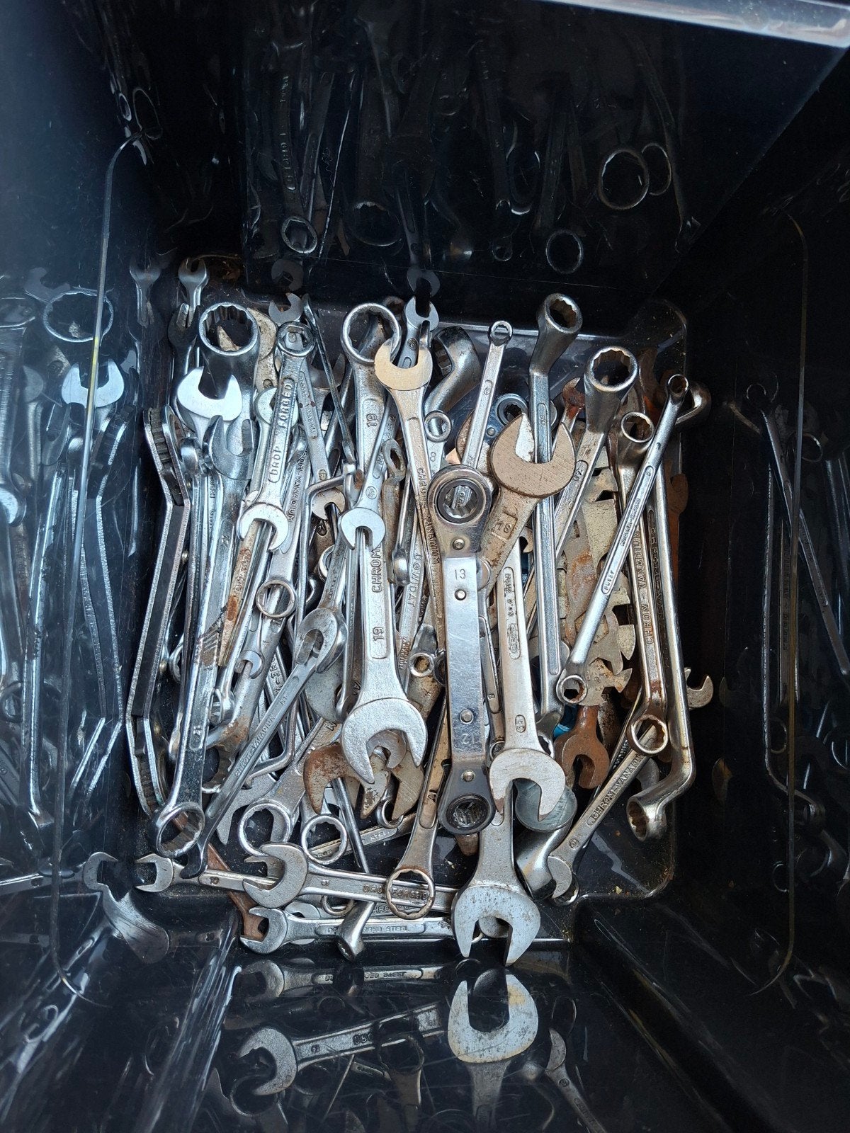 ring en steeksleutels, Ophalen