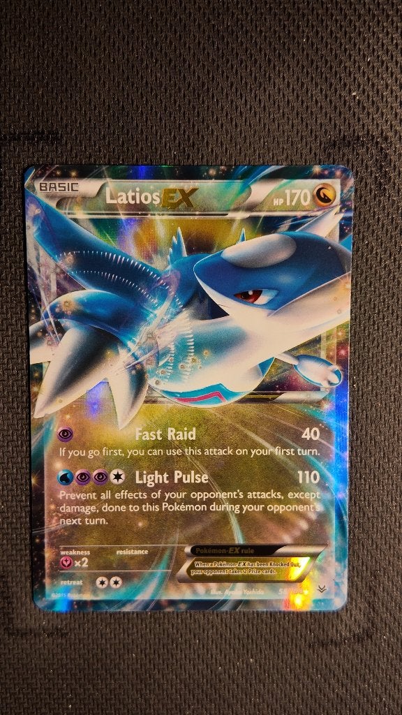 Latios-EX 58 Roaring Skies | Pokemon kaart, Ophalen, Losse kaart, Foil