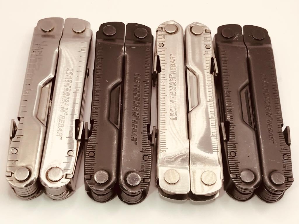 Leatherman Rebar 17 tools Silver/BlackMultitool Used, Gebruikt, Maarten@MrMultitool.com, Ophalen of Verzenden, MrMultitool.com