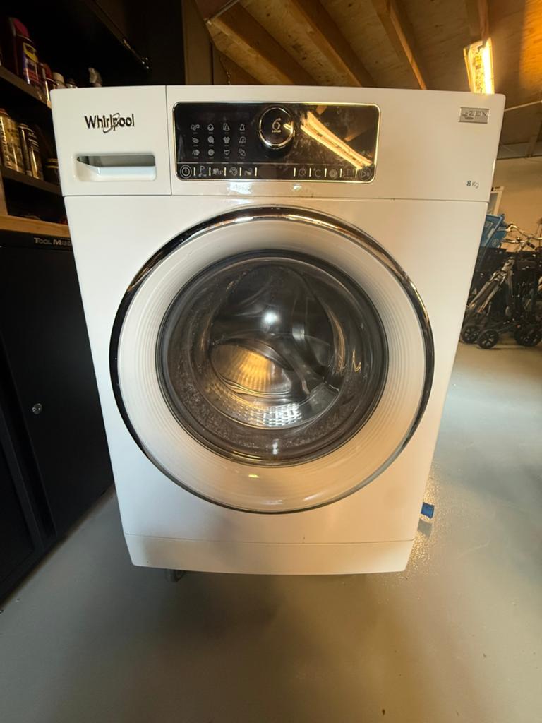 Wasmachine whirlpool FSCR80621, Ophalen of Verzenden, Zo goed als nieuw, 1200 tot 1600 toeren, 85 tot 90 cm