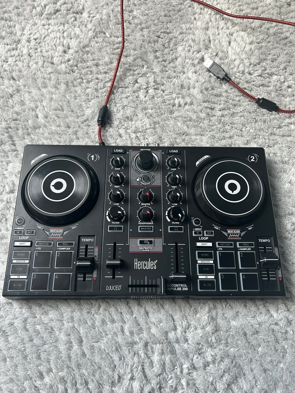 Hercules djcontrol inpulse 200, Muziek en Instrumenten, Dj-sets en Draaitafels, Ophalen, Zo goed als nieuw, Overige merken