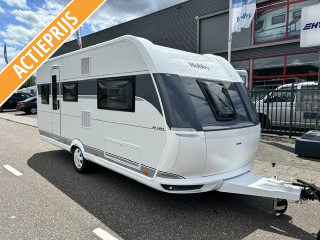 Hobby 495 UL De Luxe - 2026, Caravans en Kamperen, Overige typen, Rondzit, Hobby, Bedrijf