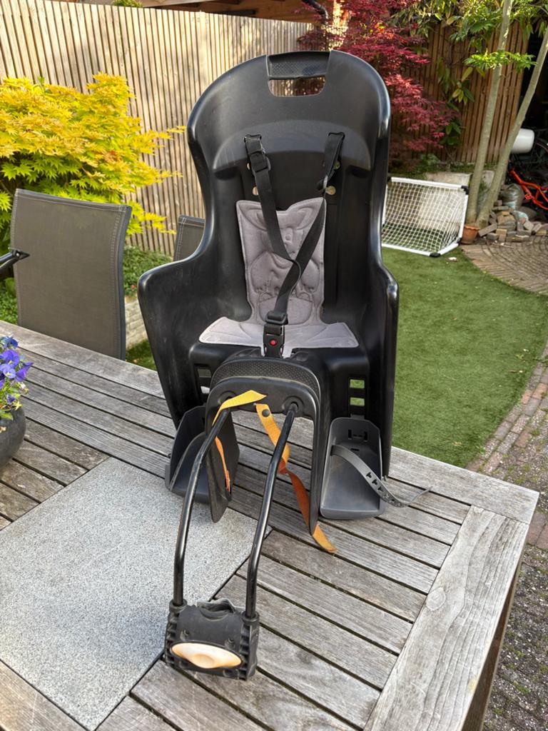 Polisport Boodie Achterzitje - Gebruikt, Fietsen en Brommers, Ophalen, Achterzitje, 9 t/m 18 kg, Gebruikt