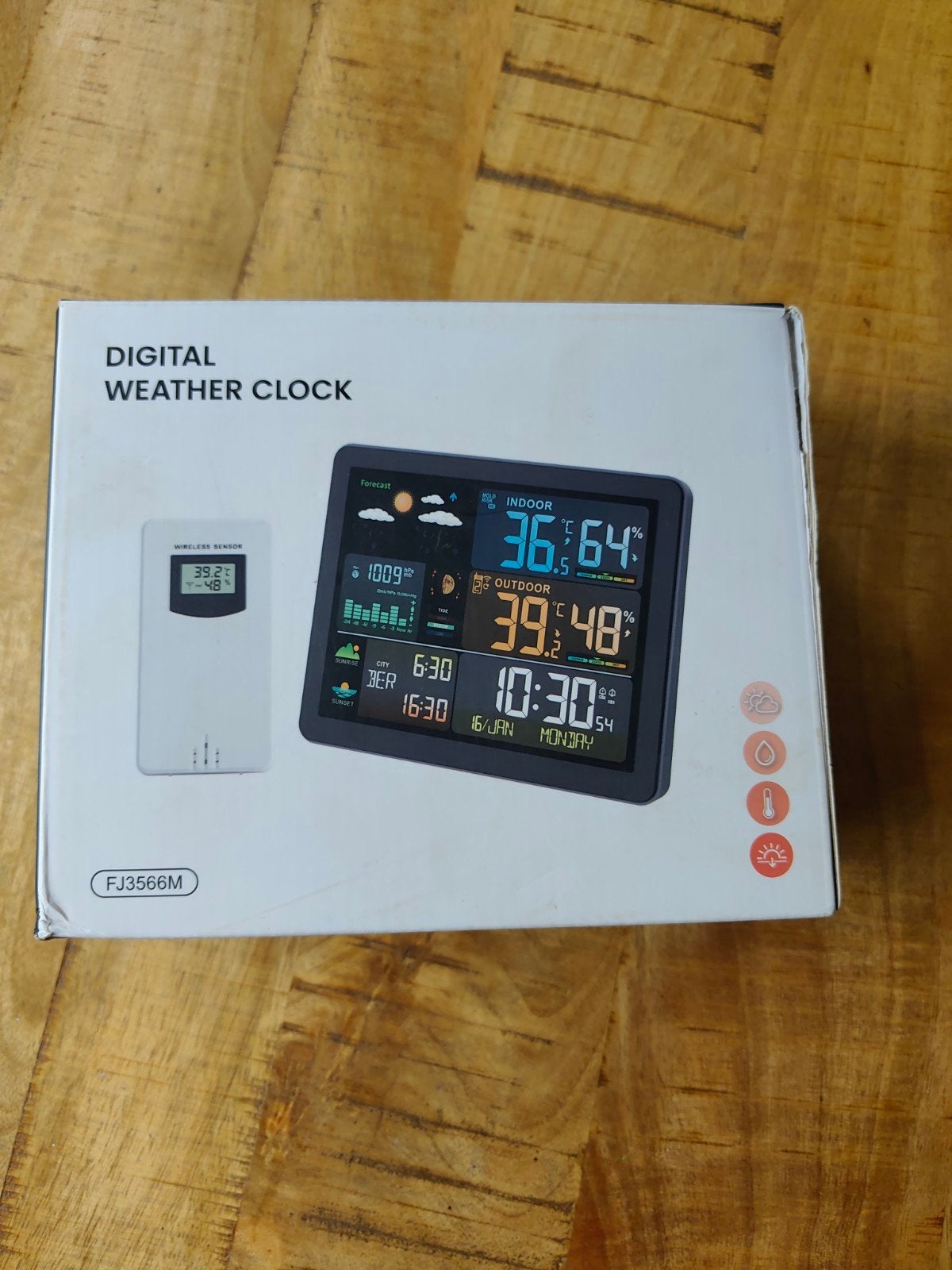 Digitaal Weerstation met Binnen- en Buitensensor, Ophalen of Verzenden, Nieuw, Weerstation