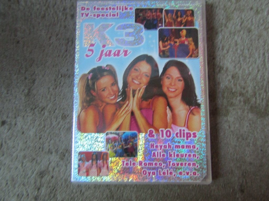 DVD: K3 5 jaar - De feestelijke tv-special, Alle leeftijden, Ophalen of Verzenden, Gebruikt