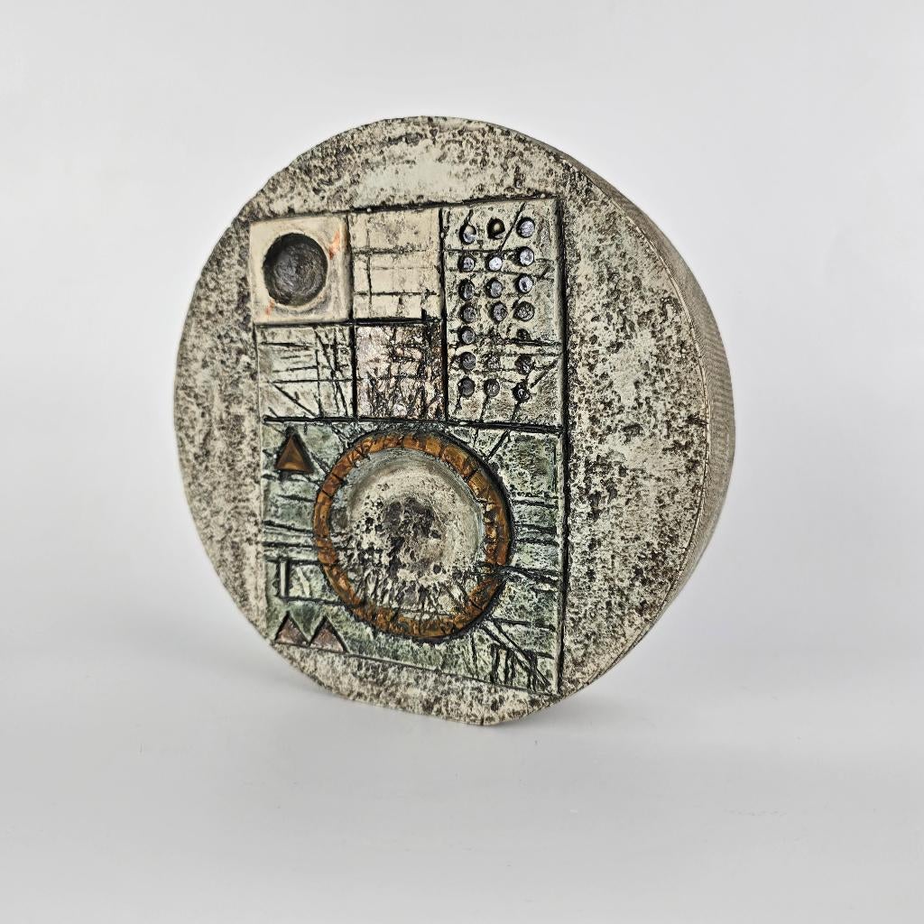 Vintage Troika Pottery Cornwall. 20 cm vaas. Avril Bennet, Antiek en Kunst, Ophalen of Verzenden