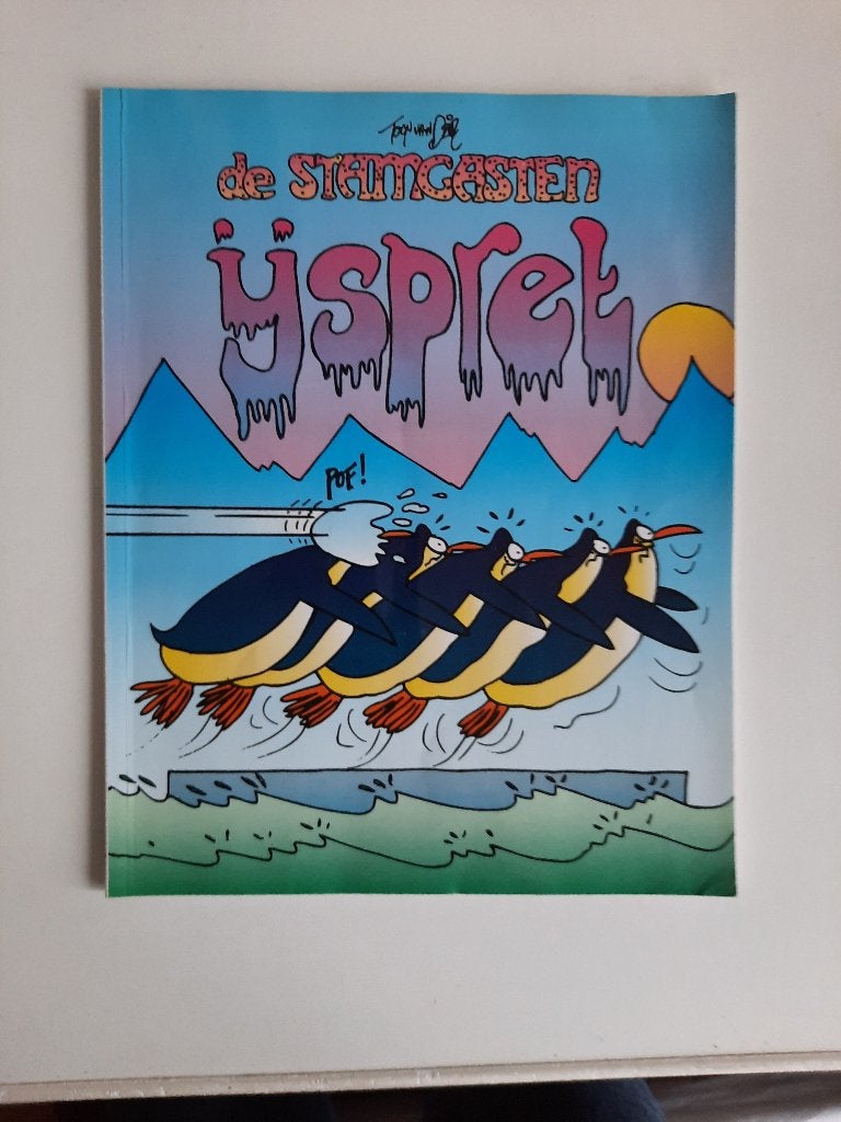 de stamgasten, ijspret, Eén stripboek, Ophalen of Verzenden