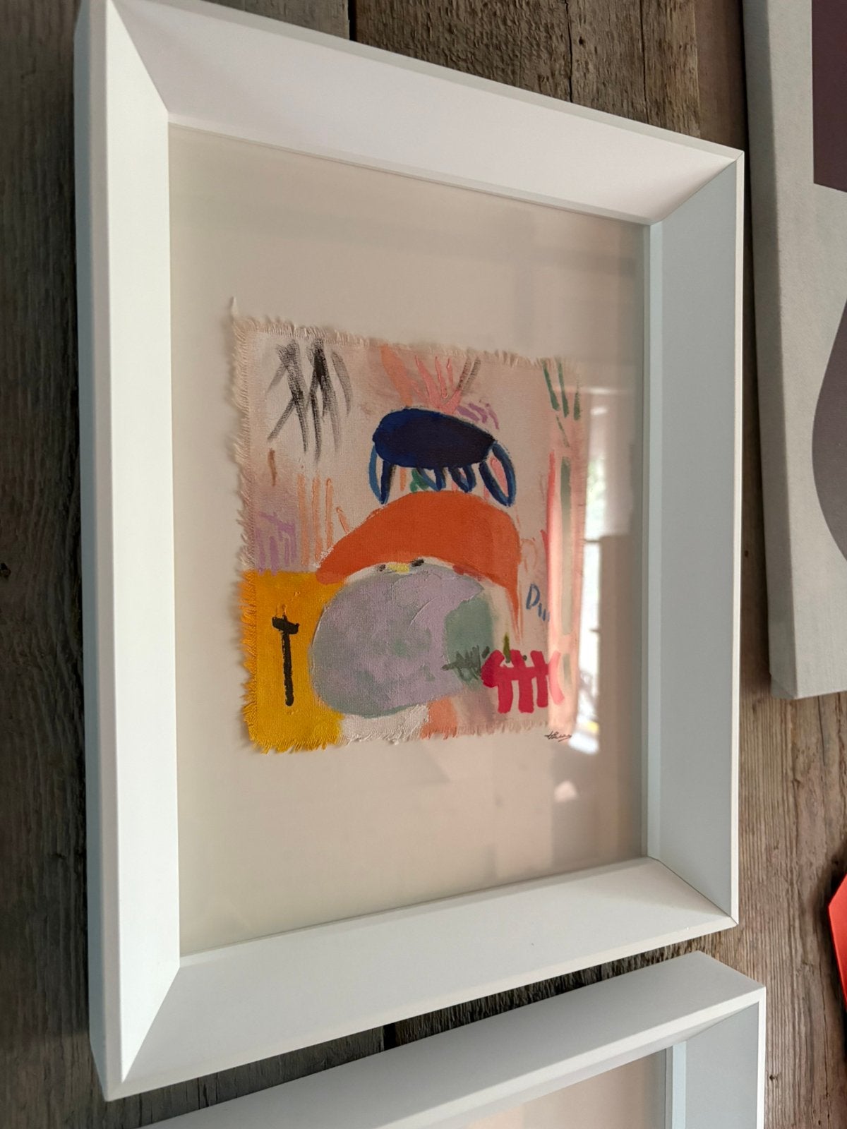 HK Living abstract framed art schilderijen in lijst, Verzenden