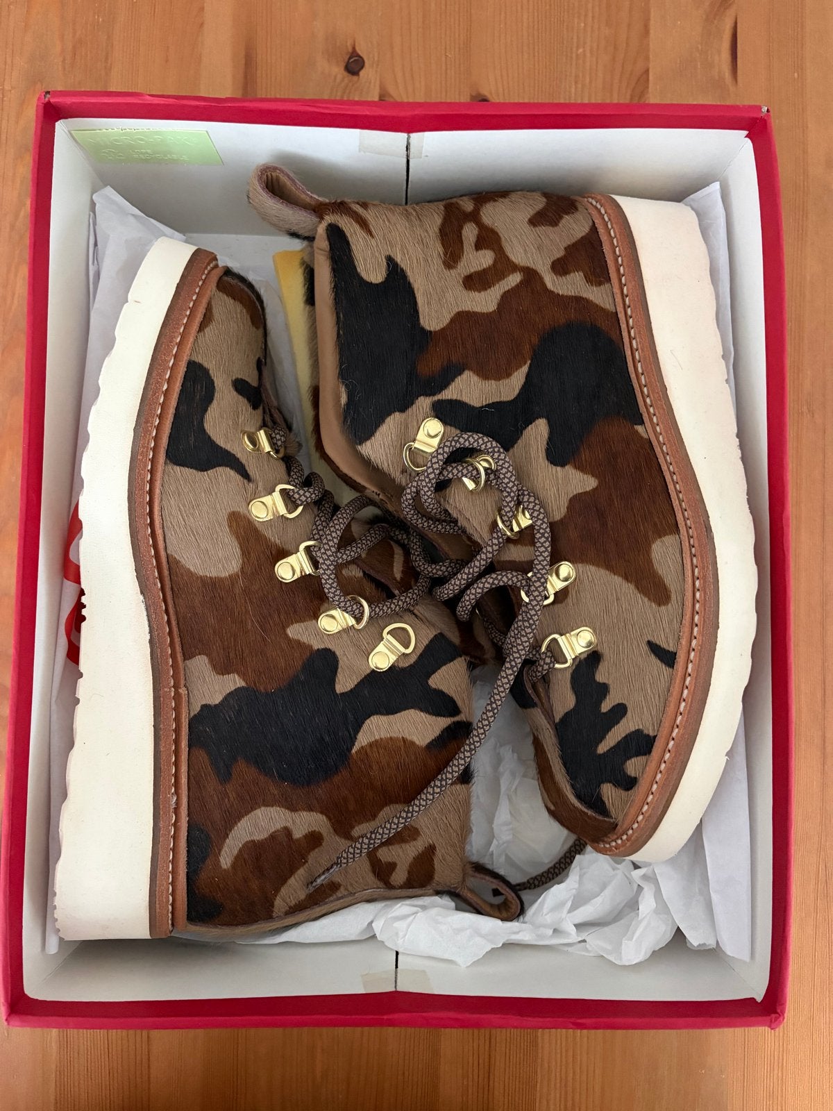 Nieuwe Grenson Bridget Camo Laarzen - Maat 38, Ophalen of Verzenden, Nieuw, Bruin, Lage of Enkellaarzen