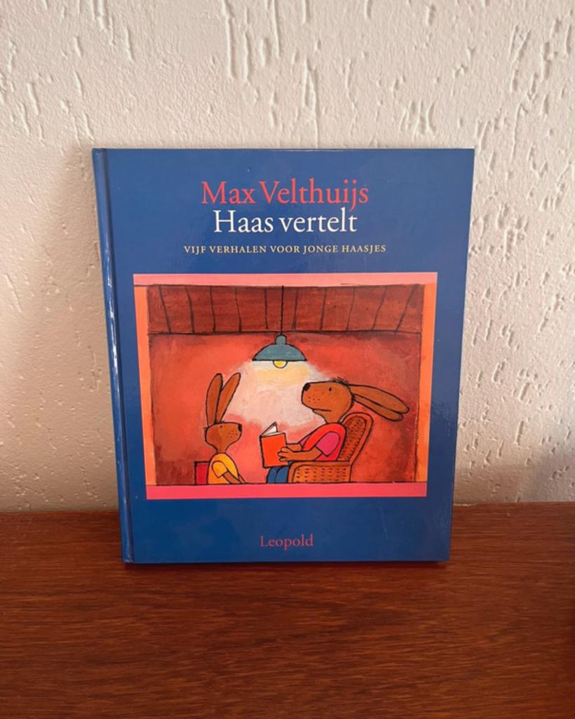 Max Velthuijs - Haas vertelt: Vijf verhalen voor jonge haasj, Boeken, Verzenden, Zo goed als nieuw, Fictie algemeen