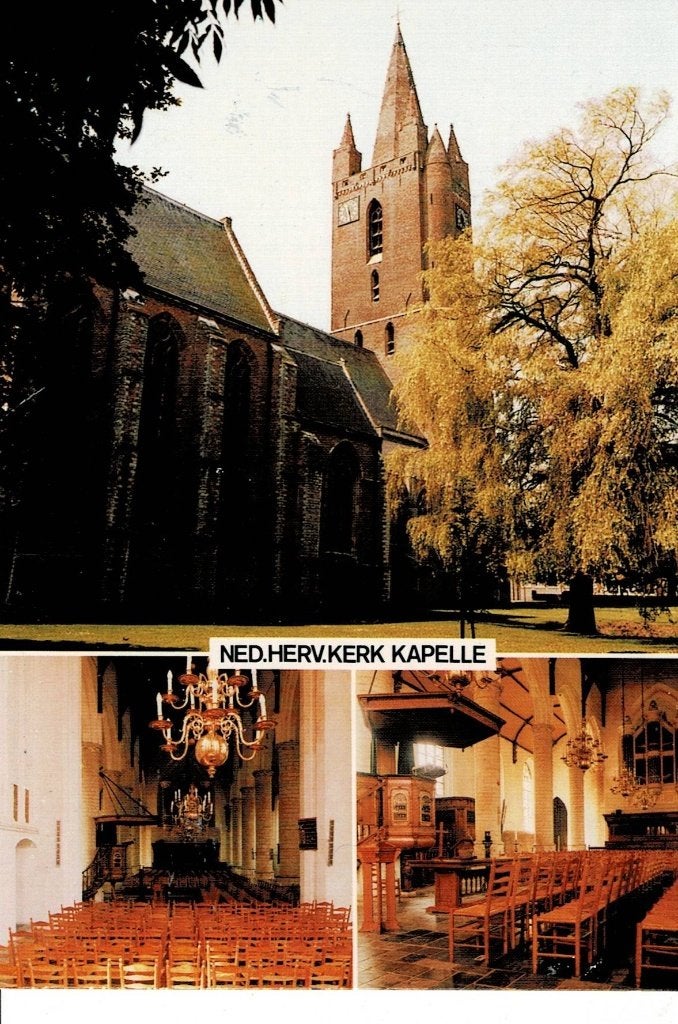 Kapelle, Kerk en interieur, Ophalen of Verzenden, Ongelopen, Zeeland